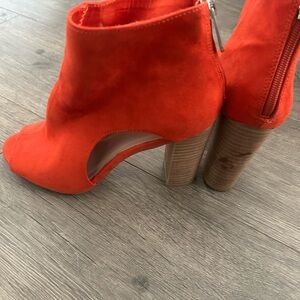 Charles by Charles David Orange Heeled Boots